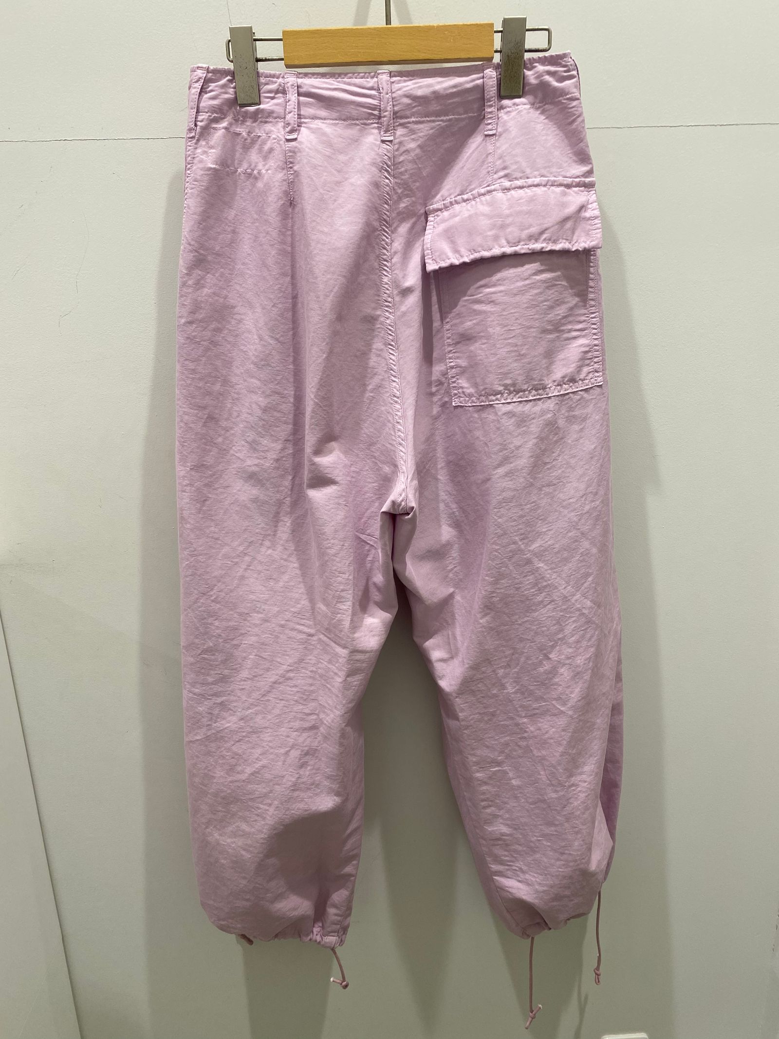 unfil アンフィル  cotton & silk faille military pants コットン&シルク ファイユ ミリタリーパンツ  WHSP-UW118