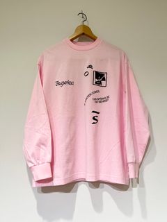 Oh Sherry / "New Day" L/S Tee / ロンT /ロングスリーブTシャツ / ピンク