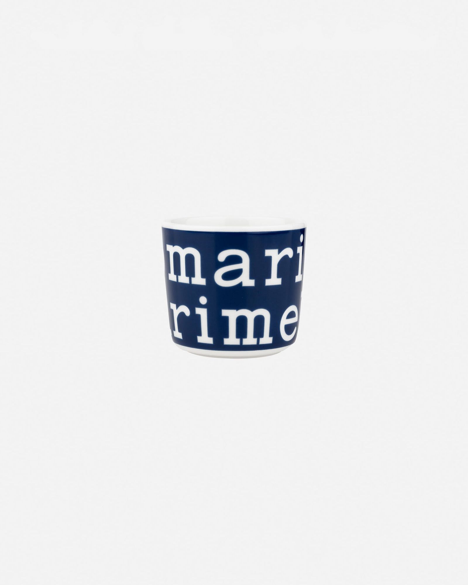 【日本限定】Marimekko Logo / コーヒーカップセット(ハンドルなし) / マグカップ / 湯飲み / ネイビー