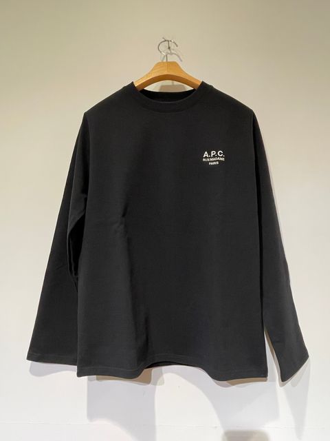 OLIVER Tシャツ / ワンポイント刺繡ロンT / ブラック