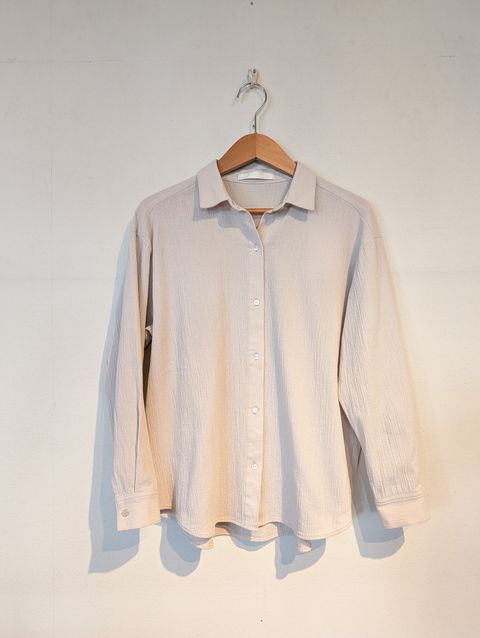cotton shirt / コットンシャツ / アイボリー