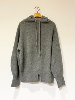 チャイニーズラクーンニットパーカーライクプルオーバー / グレー