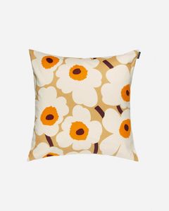 【ラスト1点】Pieni Unikko / ウニッコクッションカバー / 50×50cm / キャメル / ベージュ