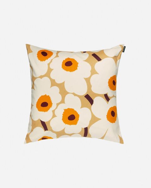 【ラスト1点】Pieni Unikko / ウニッコクッションカバー / 50×50cm / キャメル / ベージュ