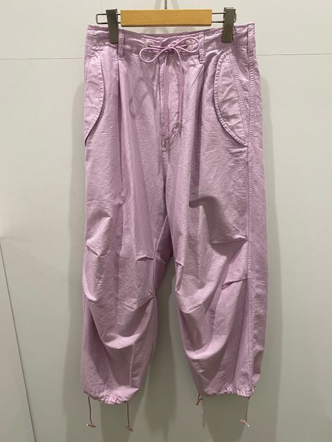 unfil アンフィル  cotton & silk faille military pants コットン&シルク ファイユ ミリタリーパンツ  WHSP-UW118