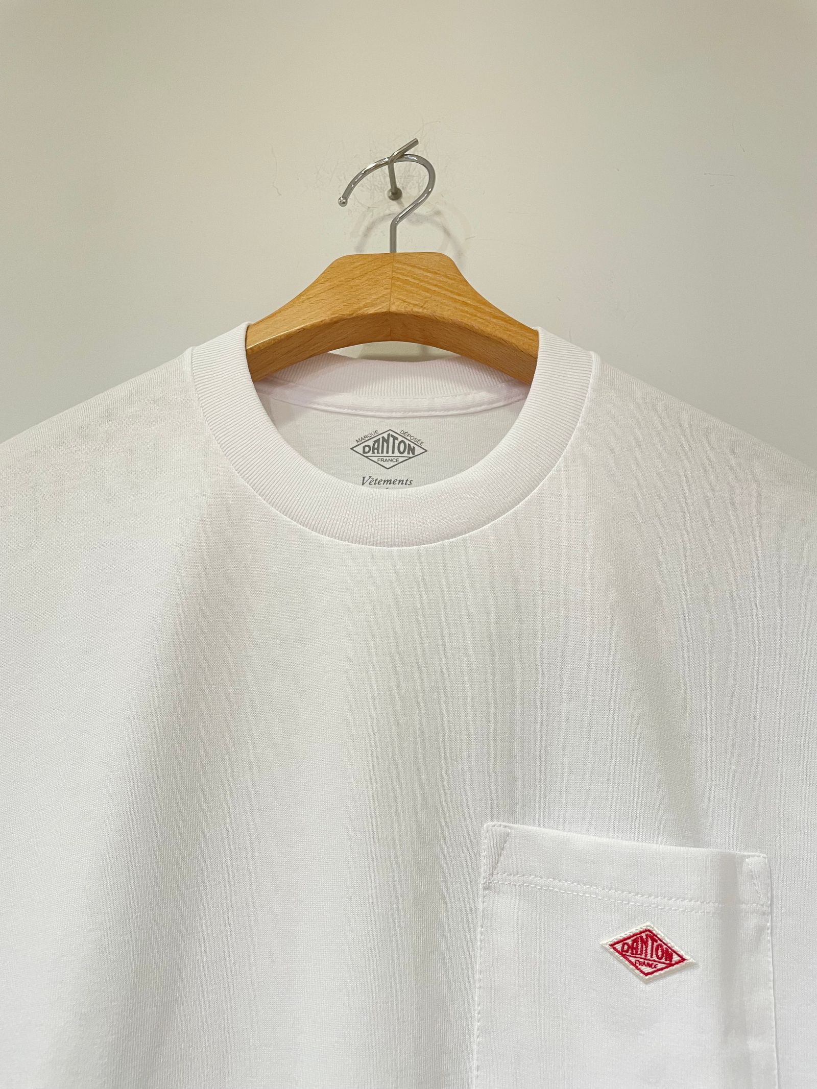 MEN'S SHORT SLEEVE POCKET T-SHIRT PLAIN / 半袖ポケットTシャツ / ホワイト