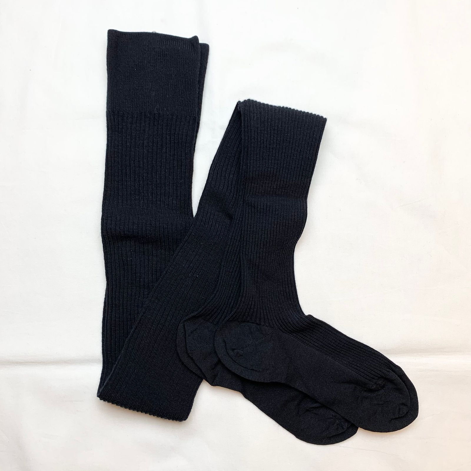 SOFTMERINO リブタイツ