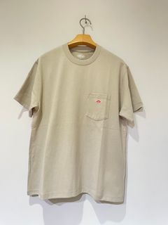 WOMEN'S SHORT SLEEVE POCKET T-SHIRT PLAIN / 半袖ポケットTシャツ / ベージュ