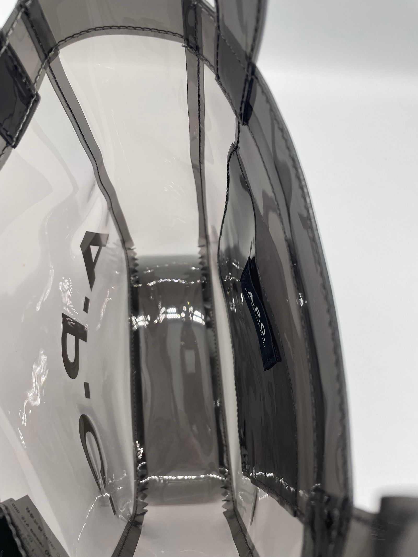 Lou スモールトートバッグ / クリアトートバッグ / グレー