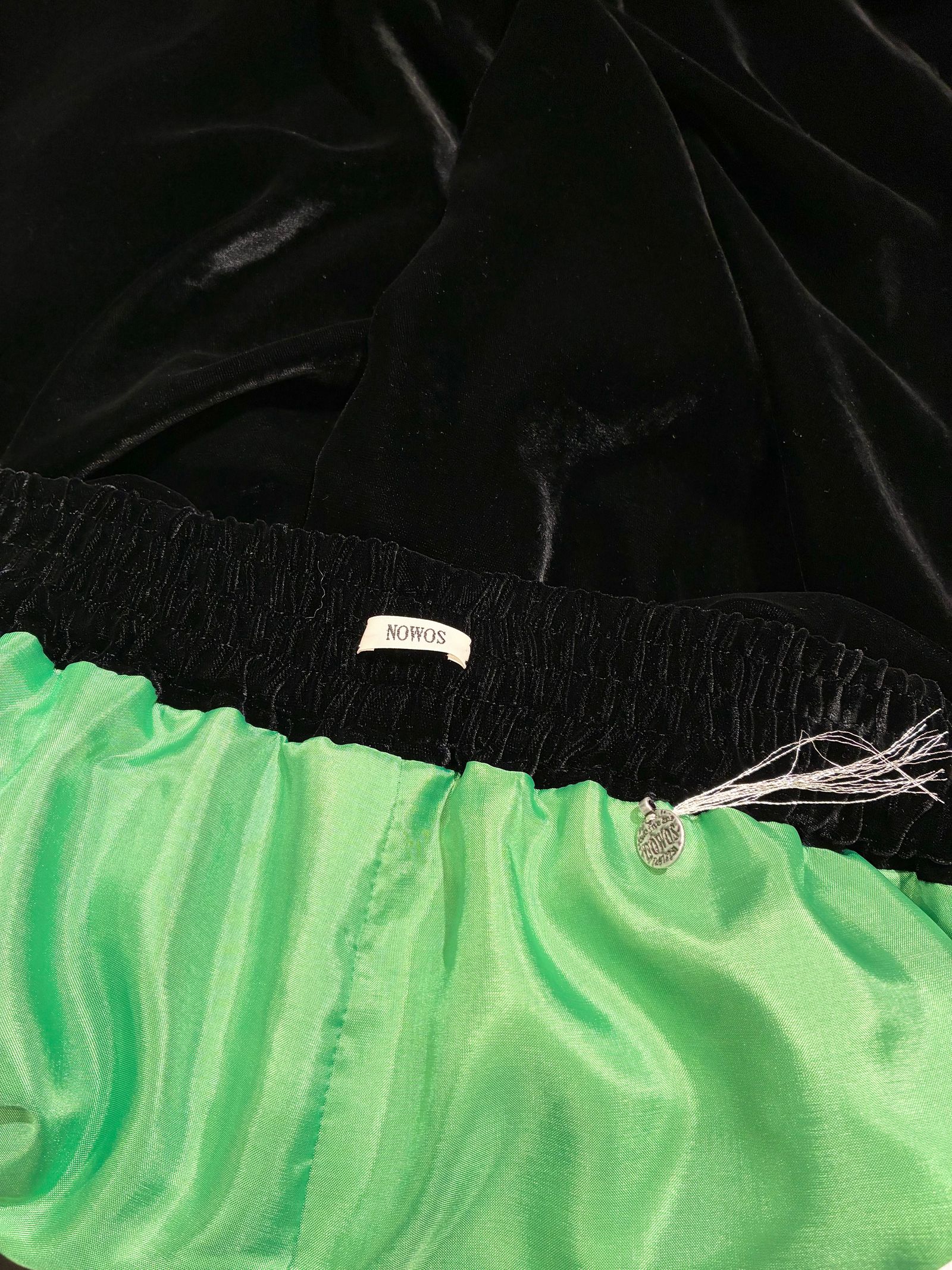 velour pants / ベロアワイドパンツ / ブラック