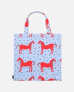 Musta Tamma / トートバッグ / 馬柄ファブリックバッグ / ブルー