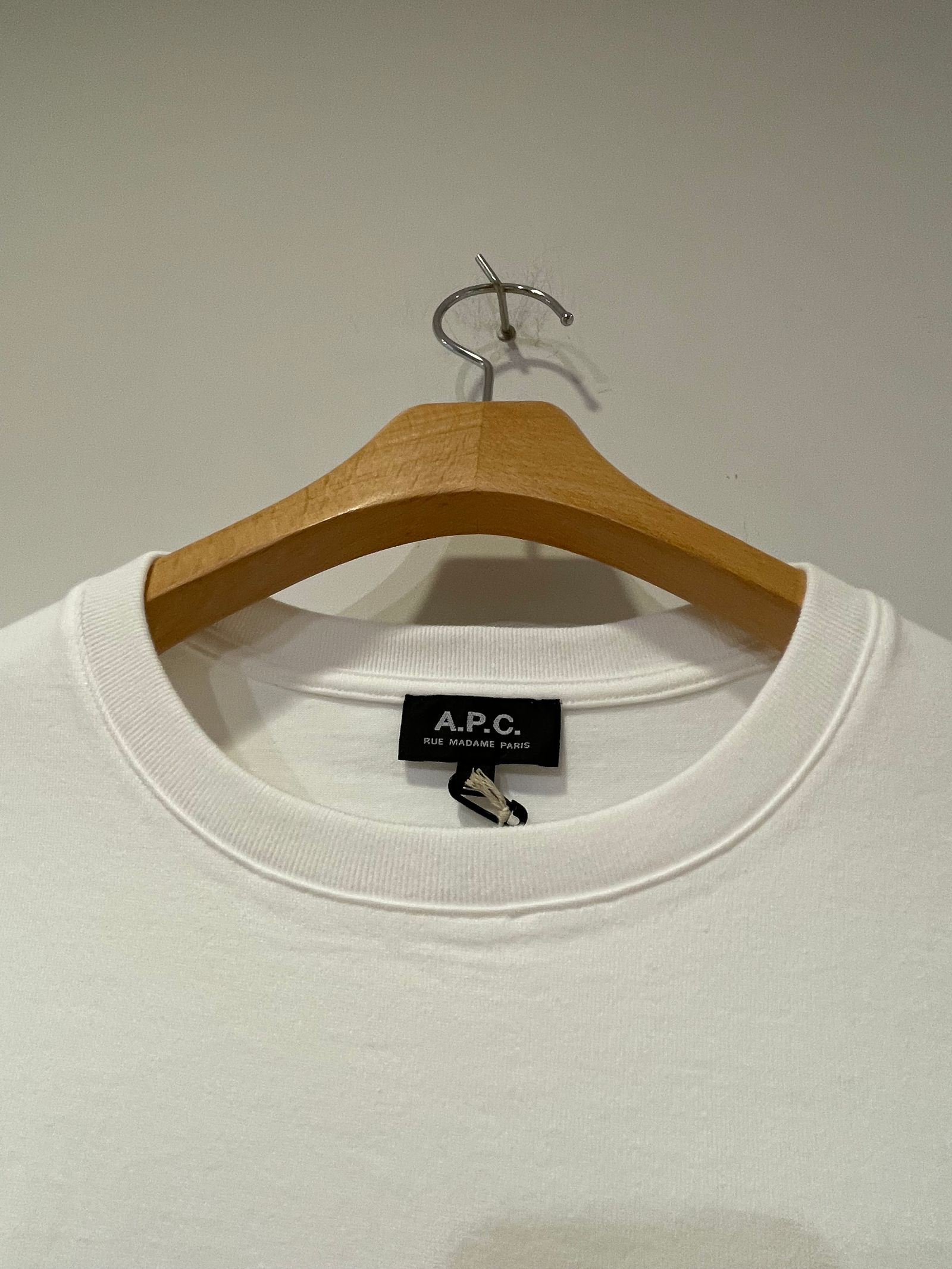 DODU Tシャツ / ロゴ刺繍ロンT / ホワイト