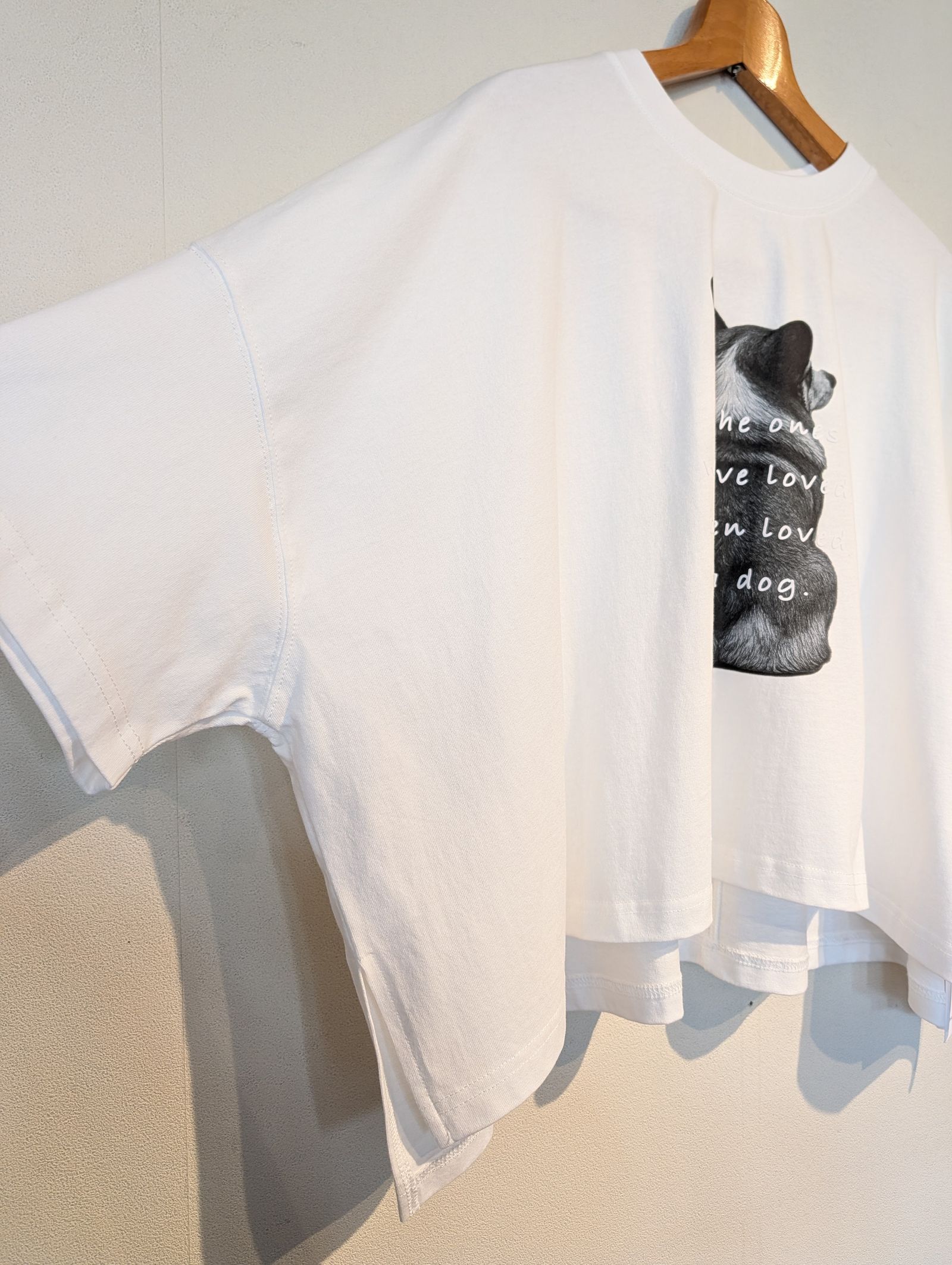 コーギープリント半袖Tシャツ / ホワイト