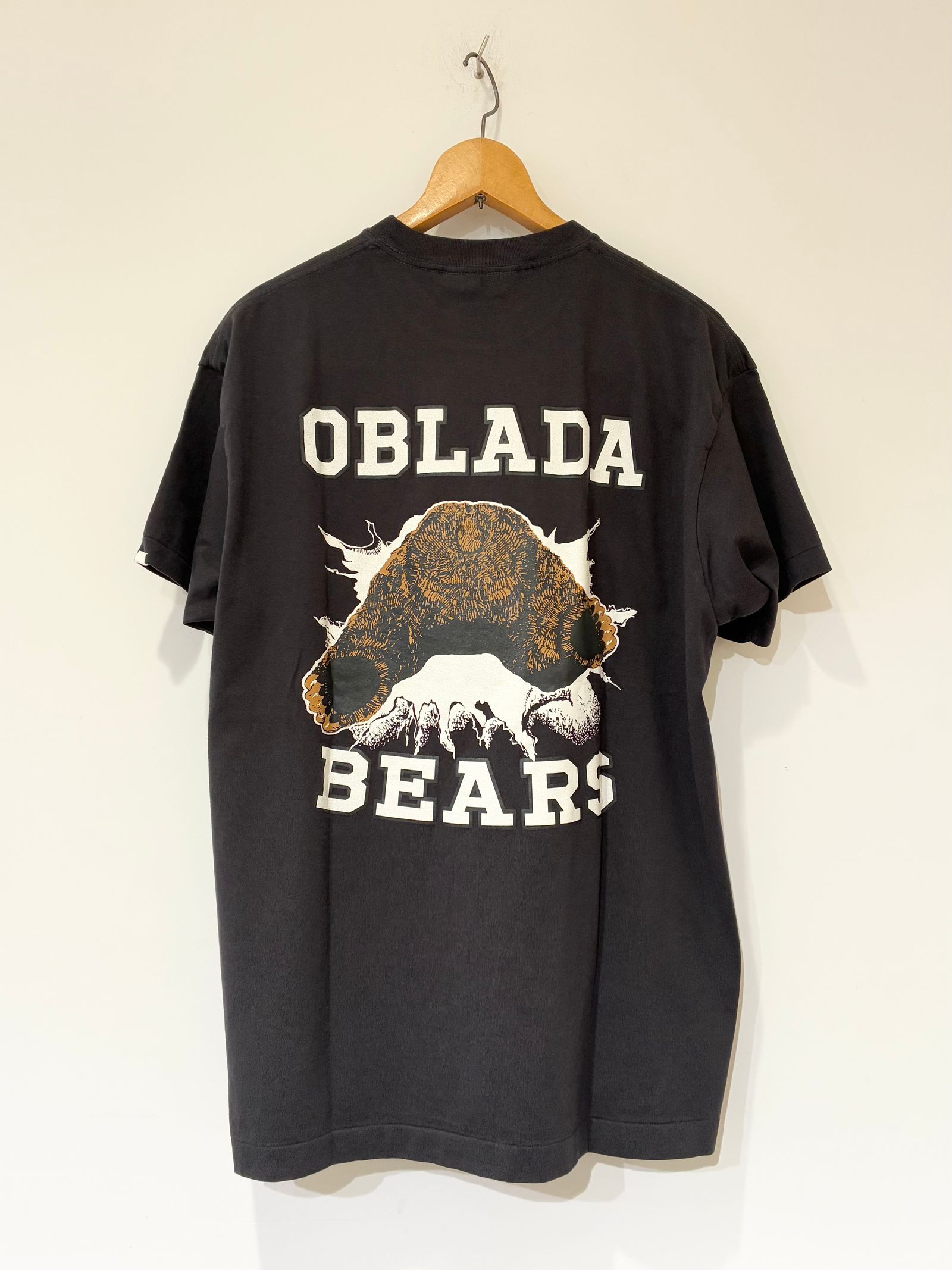 BEARS TEE / 熊プリントTシャツ / ブラック