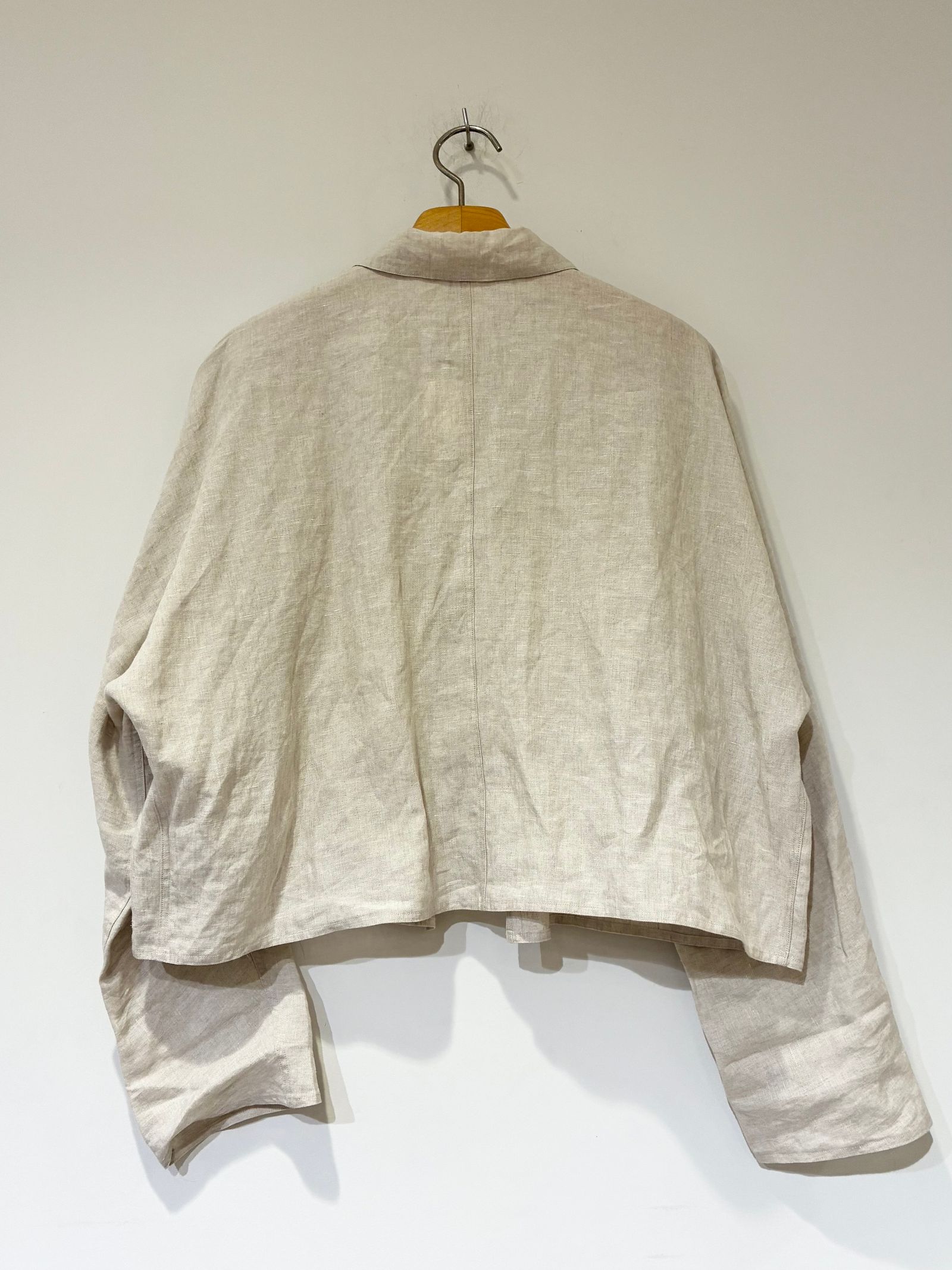 リネンシャツジャケット / ベージュ