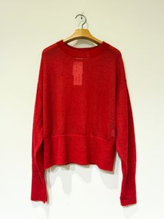 スーパーキッドモヘヤミックス トップ / シアーニット / レッド