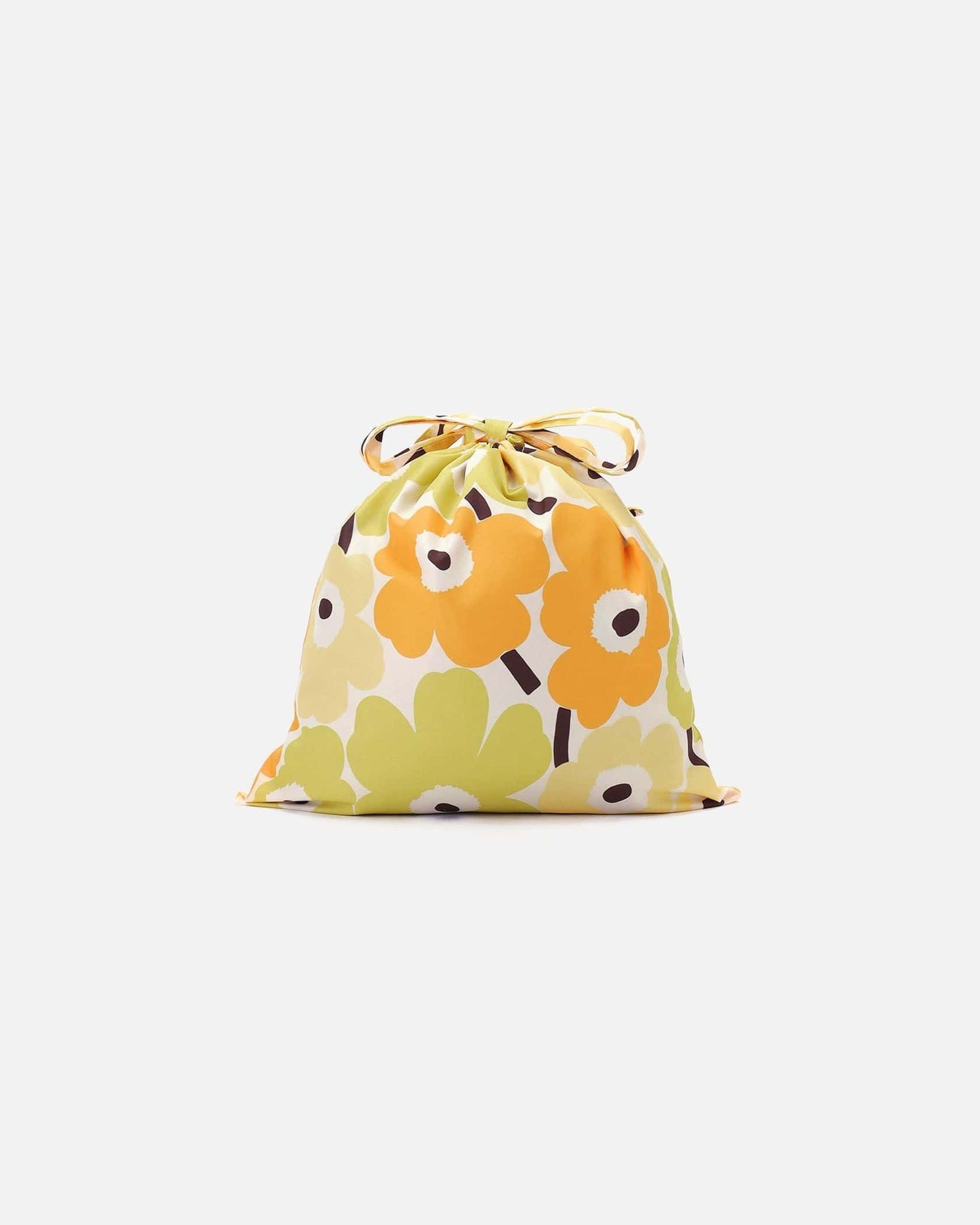 【アジア限定】Mini Unikko / ポーチ / 巾着バッグ / イエロー / グリーン