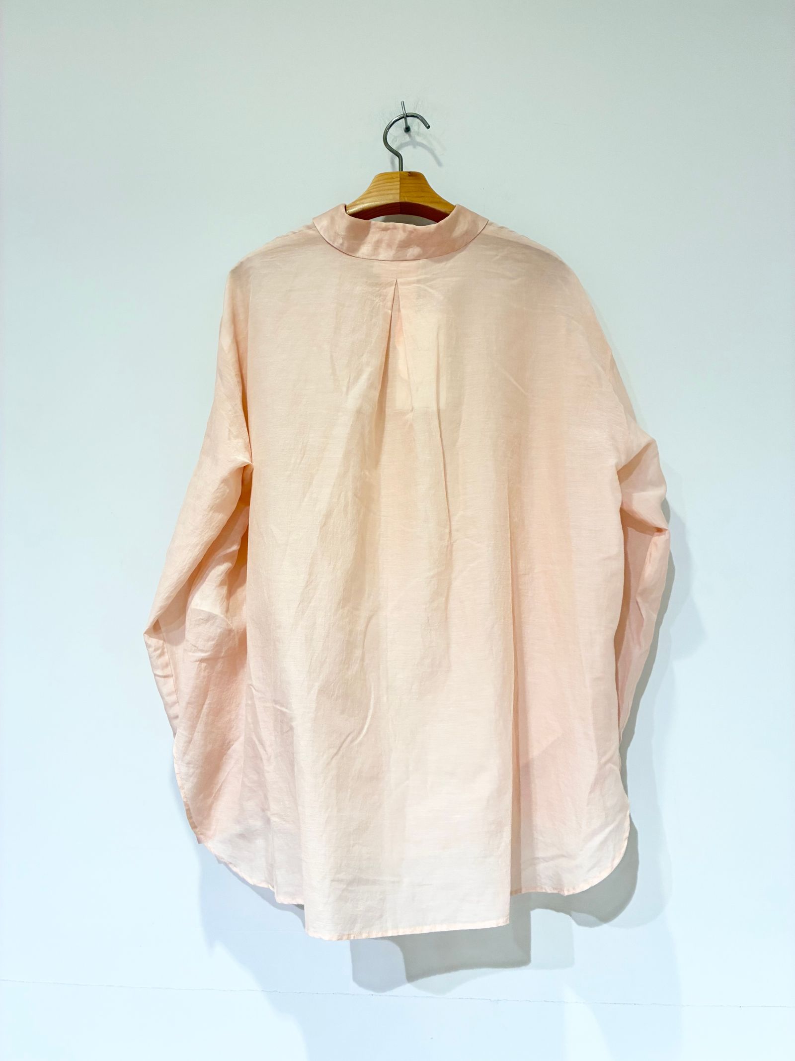 コットンシルクシャツブラウス / ピンク