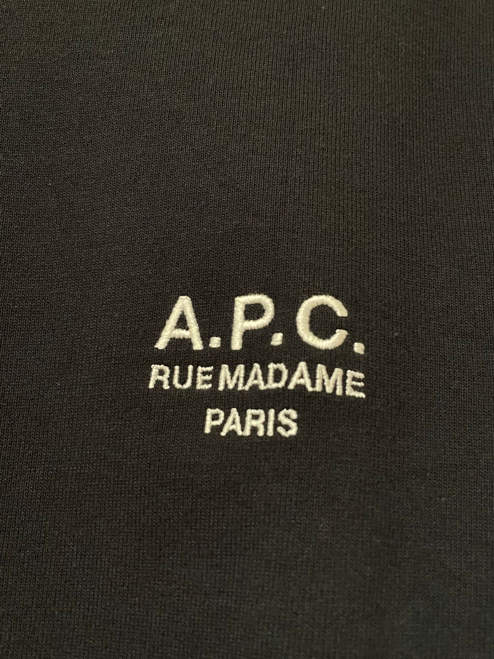 OLIVER Tシャツ / ワンポイント刺繡ロンT / ブラック