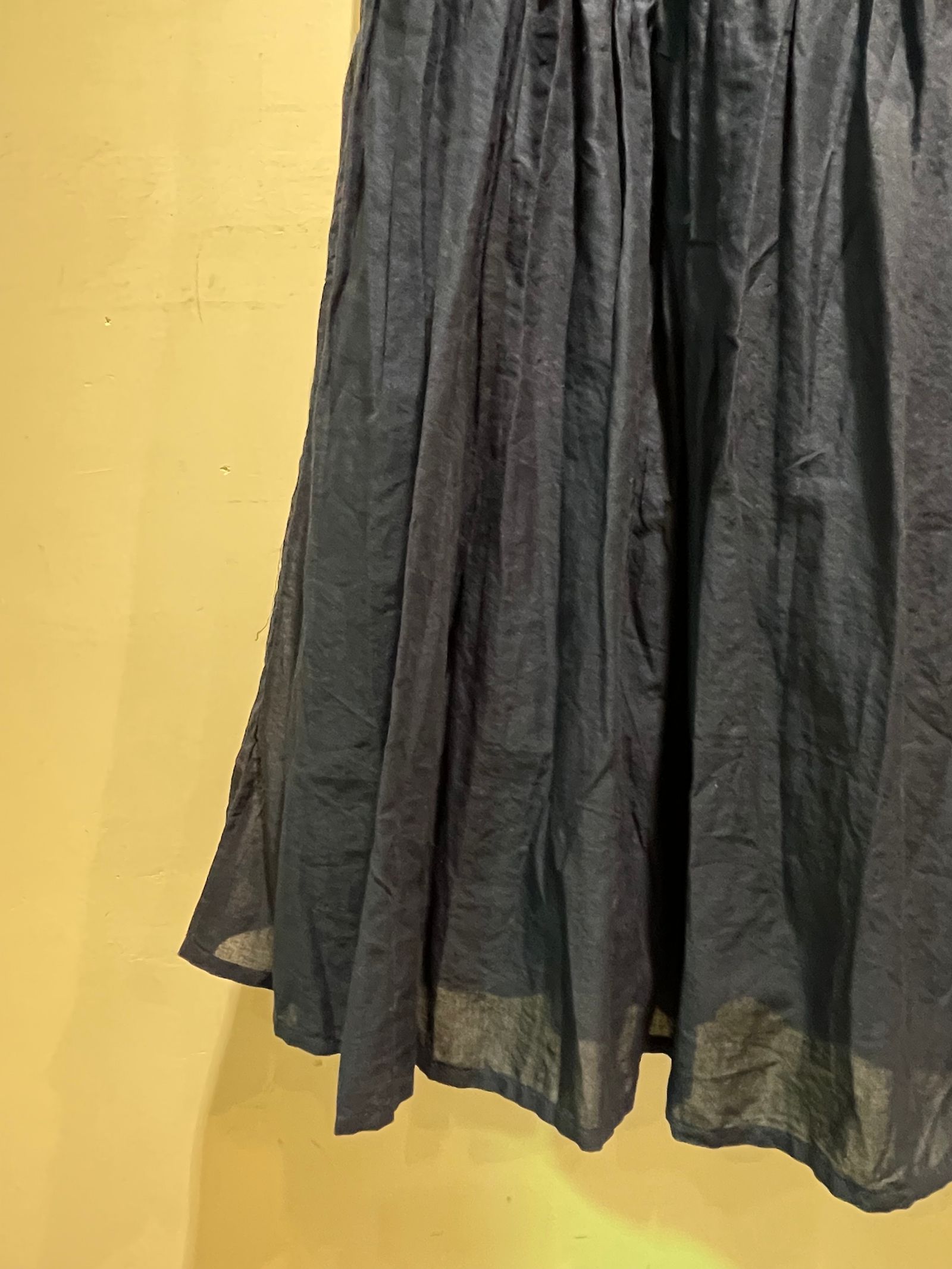 Cotton Voile Tiered Maxi Dress / ティアードマキシワンピース / ネイビー