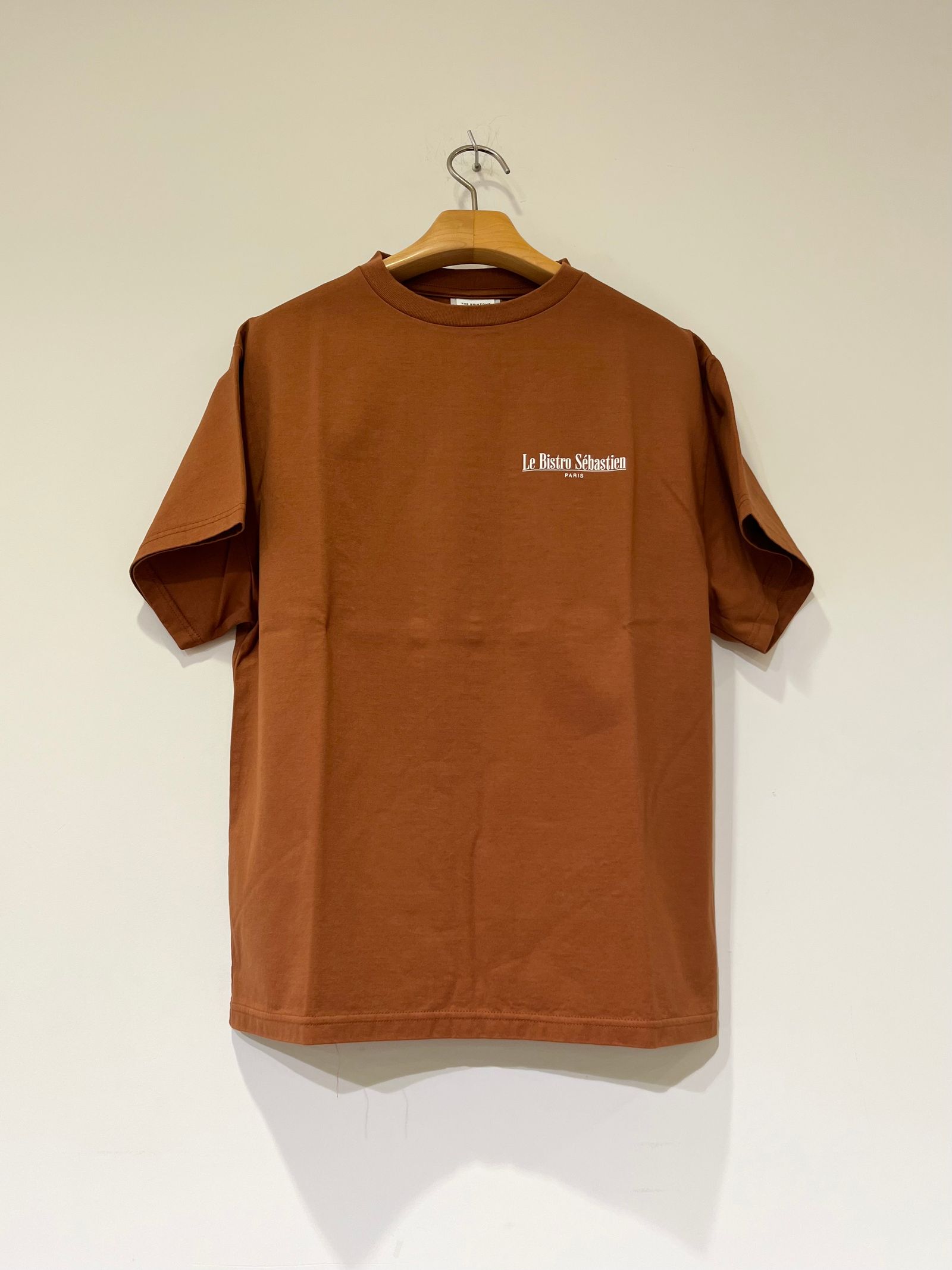 BISTRO MENU TEE / プリントTシャツ / キャメル / ブラウン