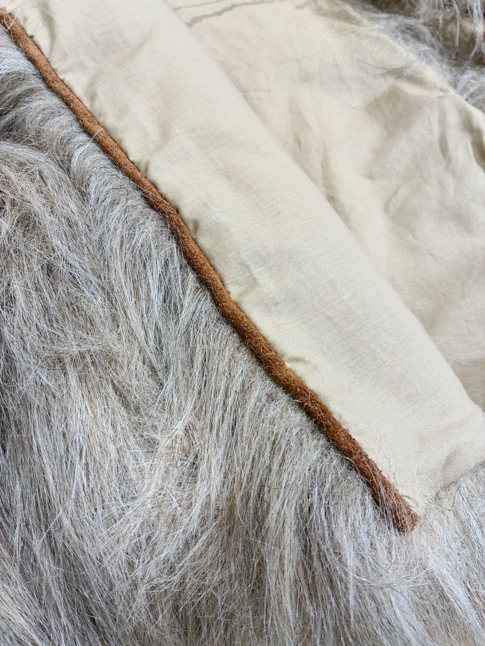 【ラスト1点】Fur Vest / ファーベスト / ベージュ