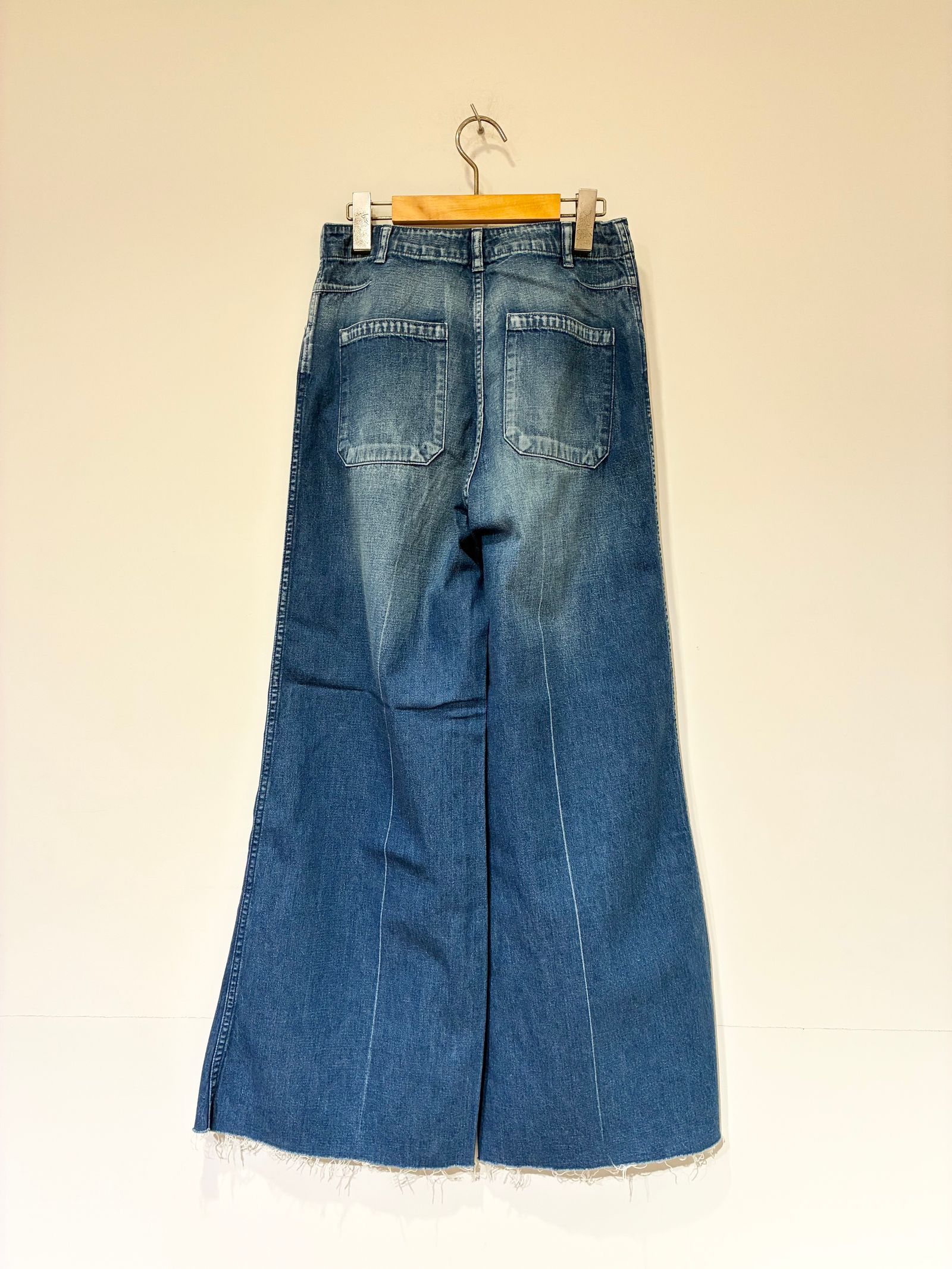 Denim Pants / ワイドストレートデニム / ブルー / インディゴ