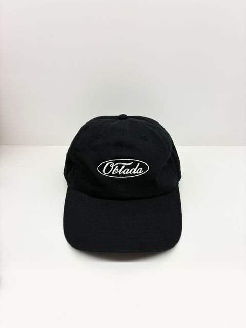OVAL LOGO CAP / 刺繍キャップ / ブラック