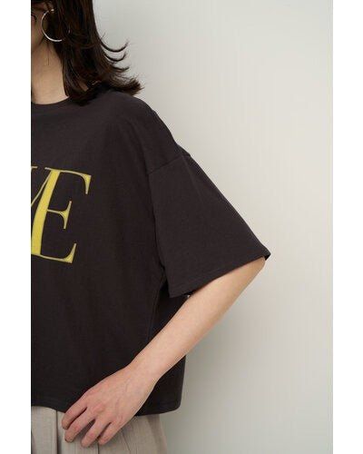 "AWE"プリントクロップドTee / ロゴTシャツ / ホワイト