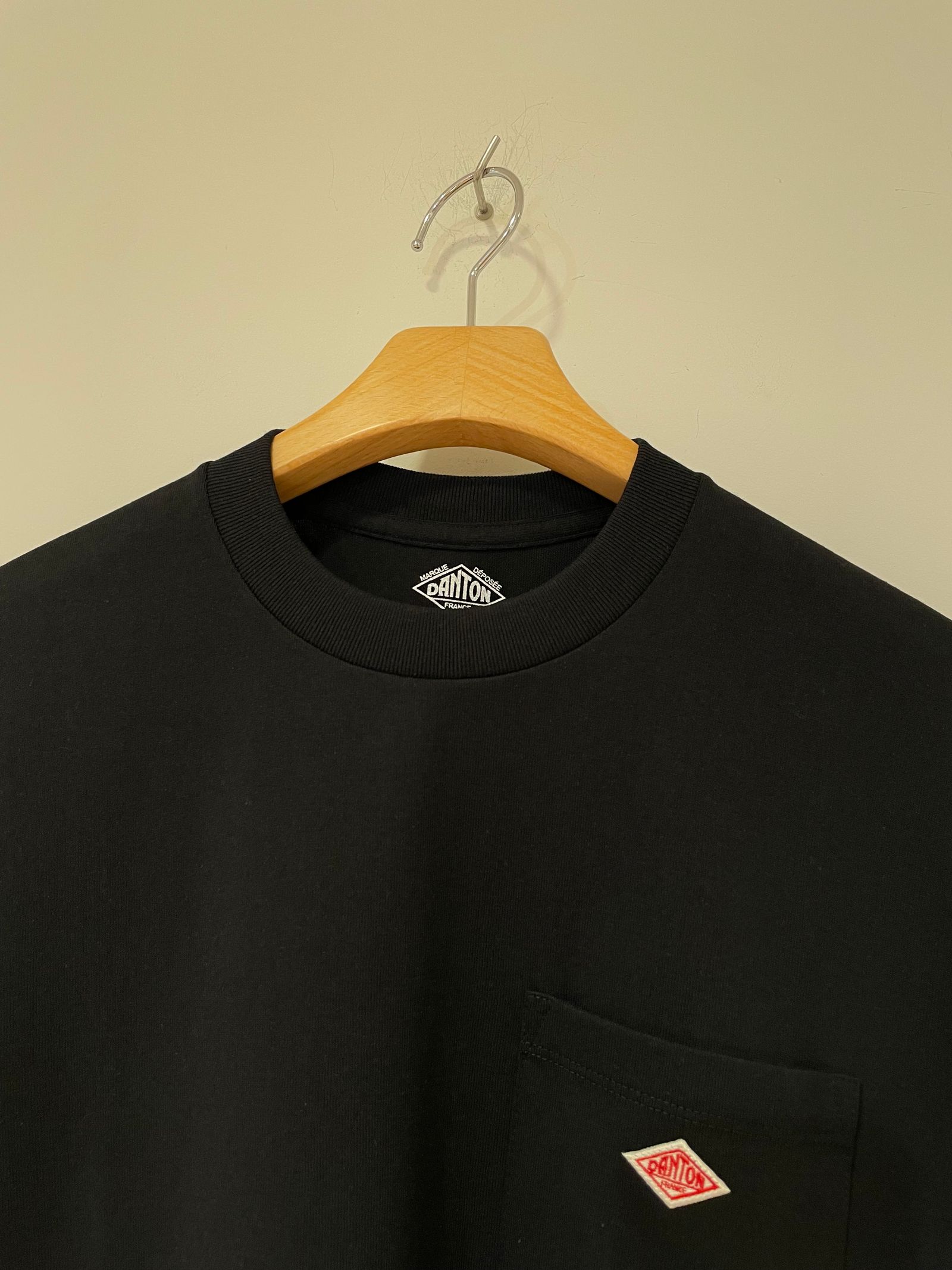 MEN'S SHORT SLEEVE POCKET T-SHIRT PLAIN / 半袖ポケットTシャツ / ブラック