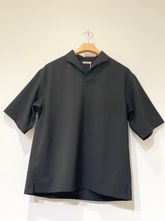 Skipper Shari Shirts / スキッパーシャツ / ブラック