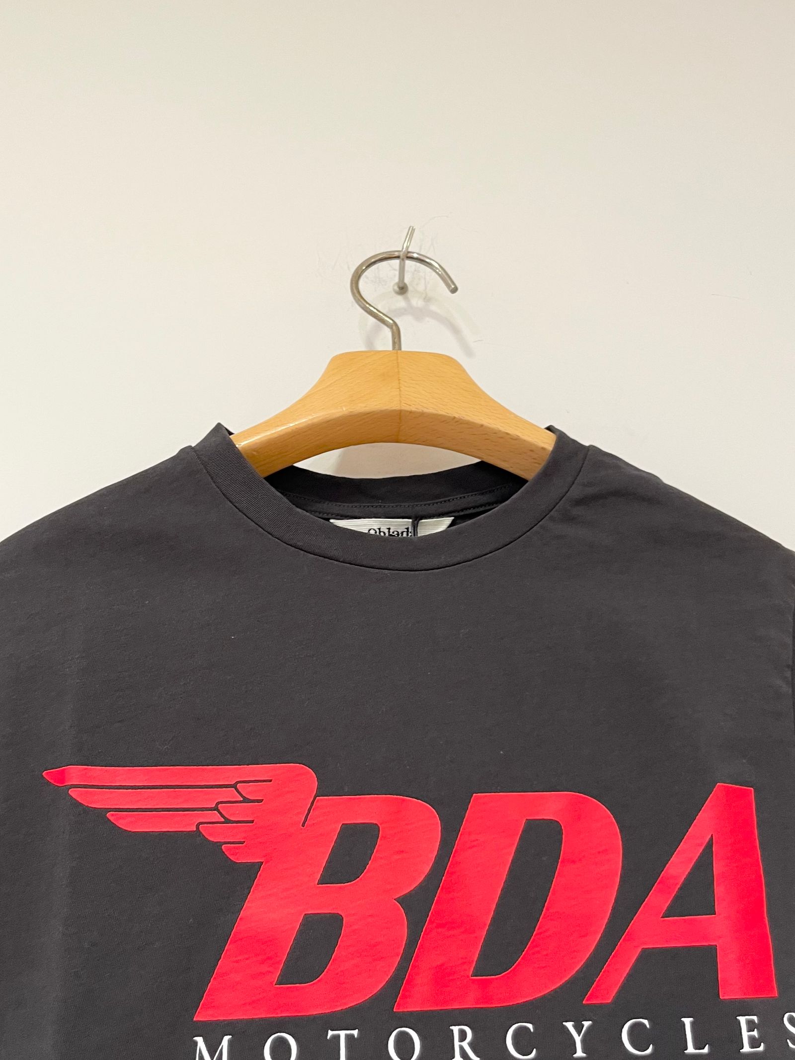 BDA MOTORCYCLE TEE / プリントロゴTシャツ / ブラック