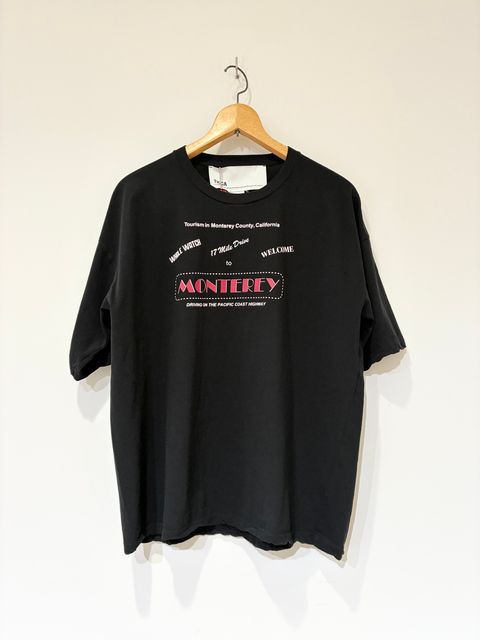【ラスト1点】MONTEREYTシャツ / ロゴプリントTシャツ / チャコールグレー