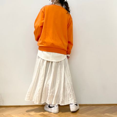 MACPHEE×cafune ぱきっとカラーに優しい雰囲気のボトムを