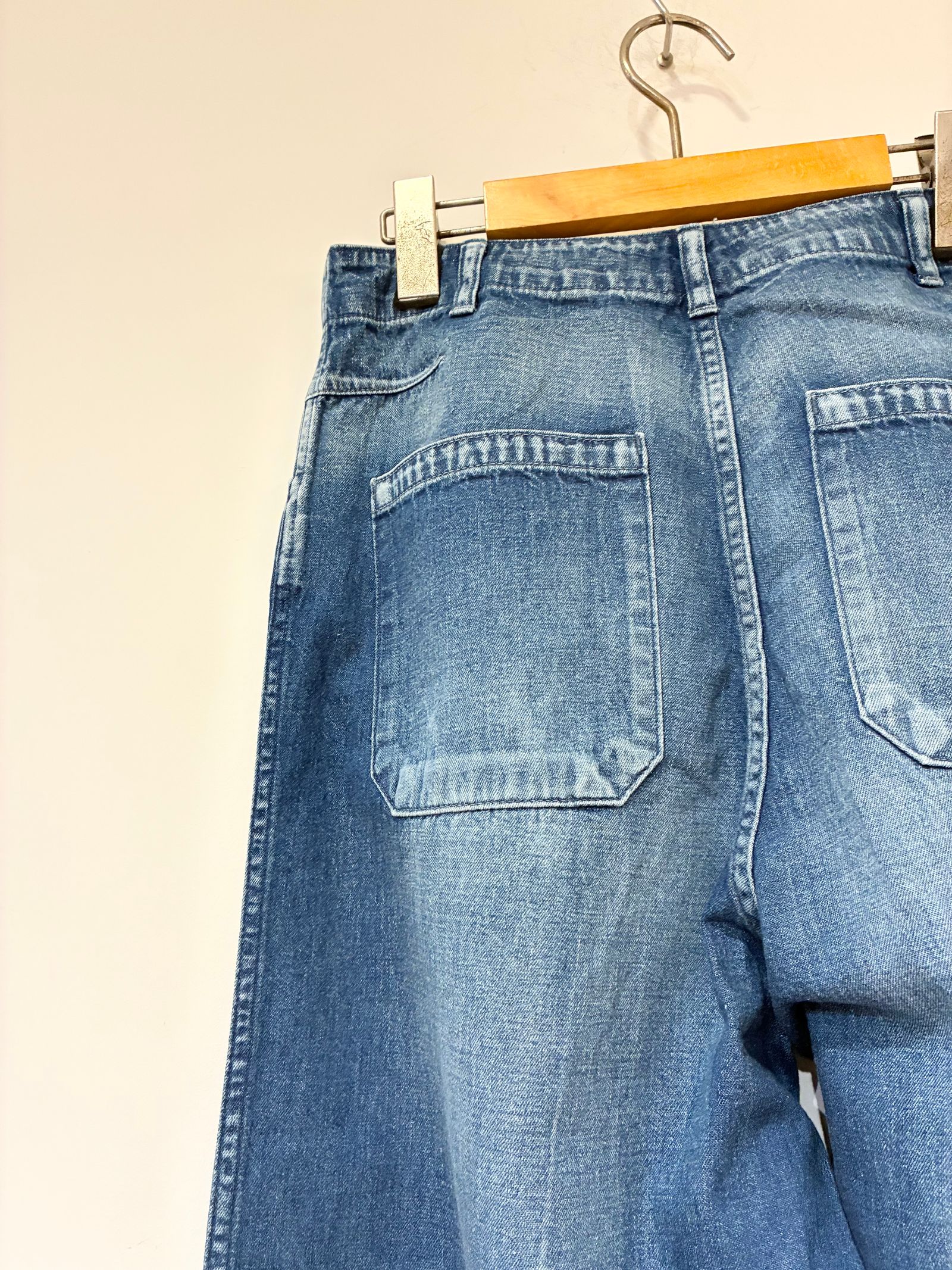 Denim Pants / ワイドストレートデニム / ブルー / インディゴ