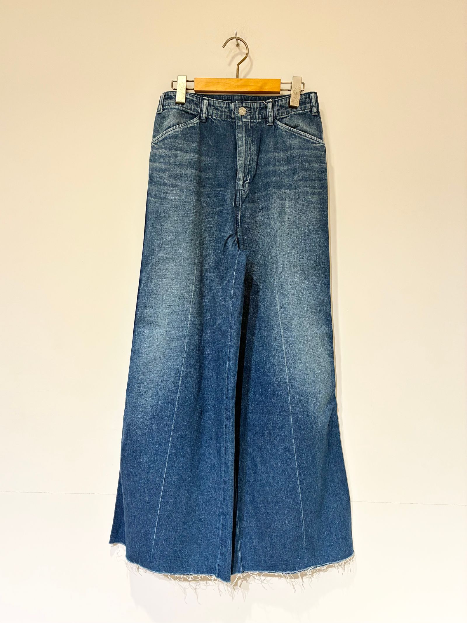 Denim Pants / ワイドストレートデニム / ブルー / インディゴ