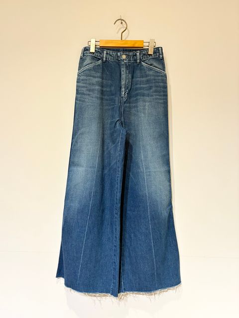 Denim Pants / ワイドストレートデニム / ブルー / インディゴ
