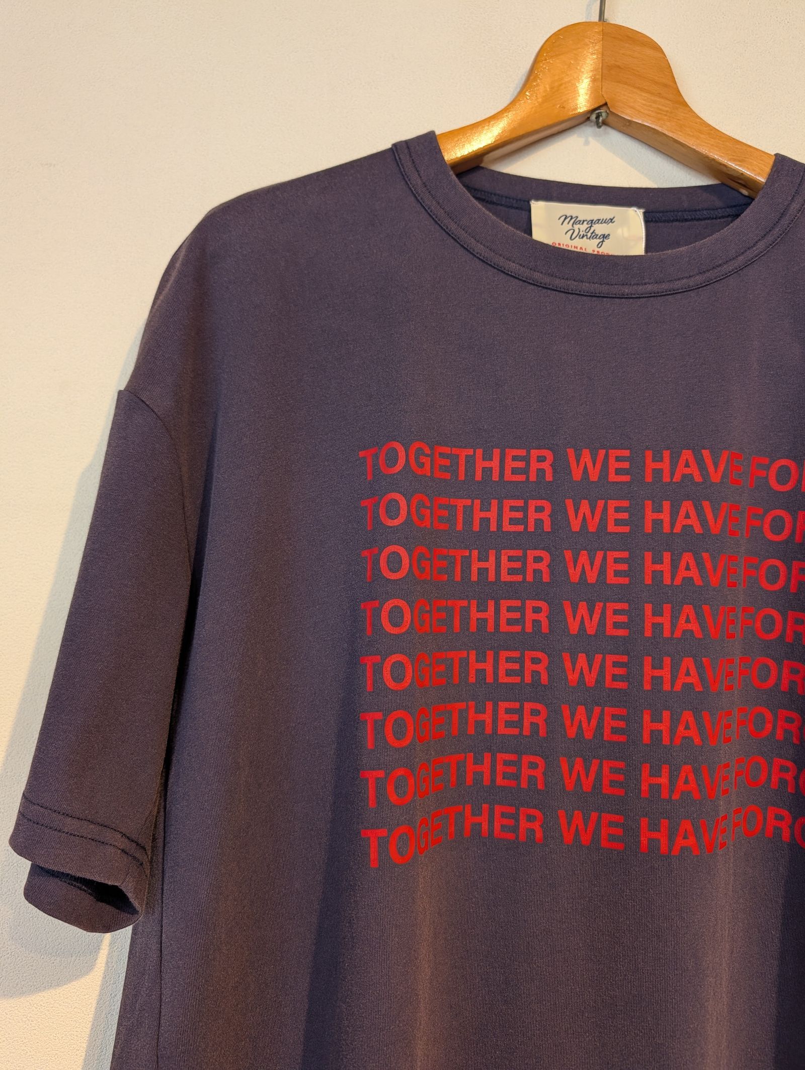 TOGETHER logo-TEE / ロゴTシャツ / ネイビー