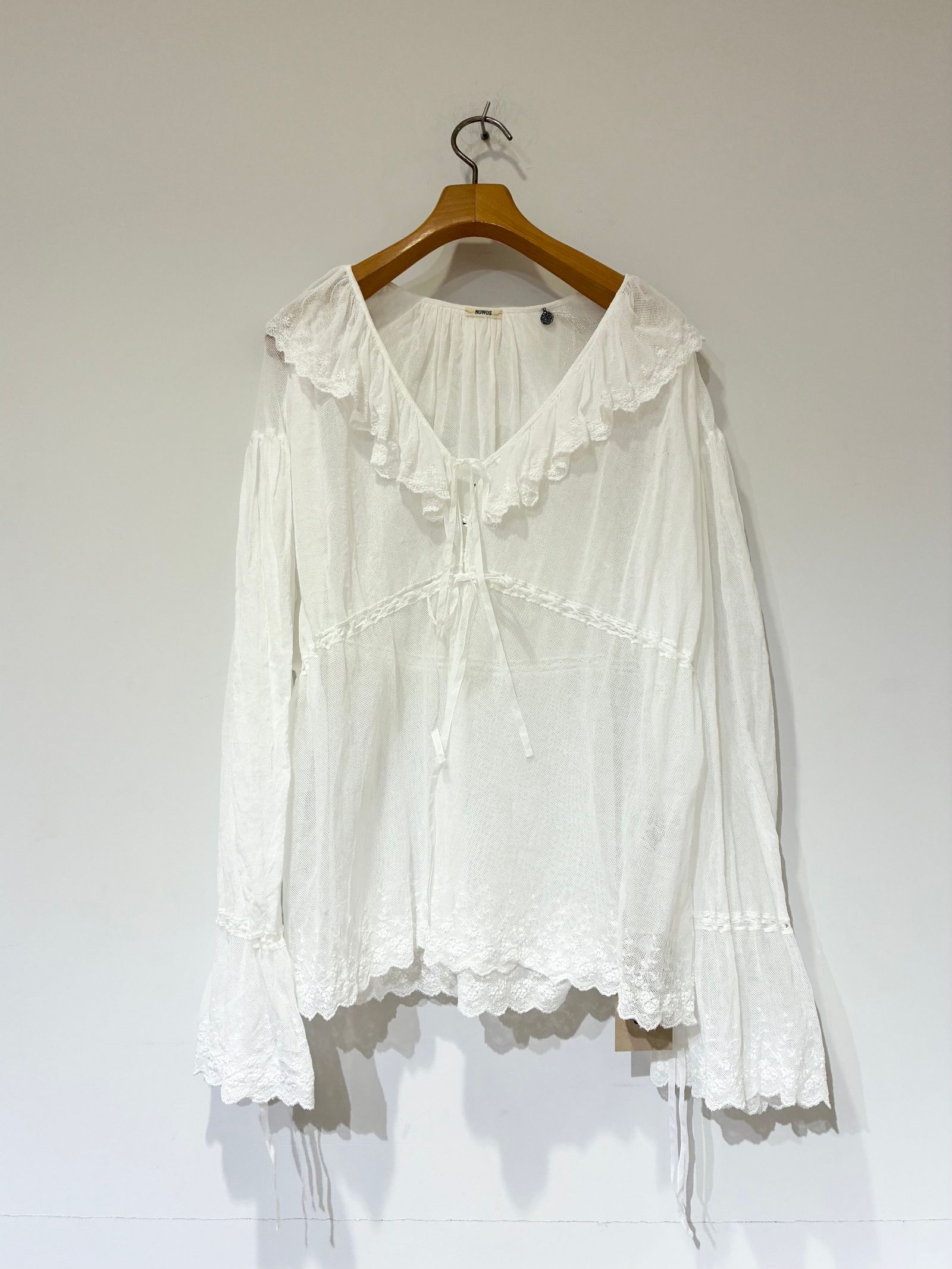Tule Lace Blouse / チュールレースブラウス / ホワイト
