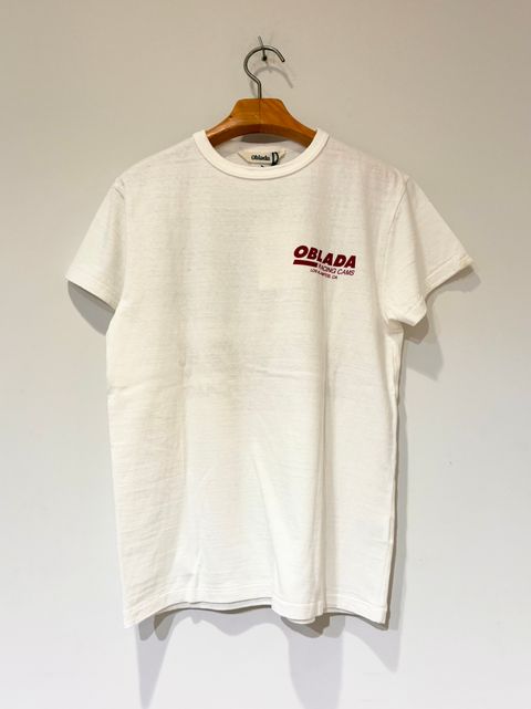 Racing T-shirt / プリントTシャツ / ホワイト