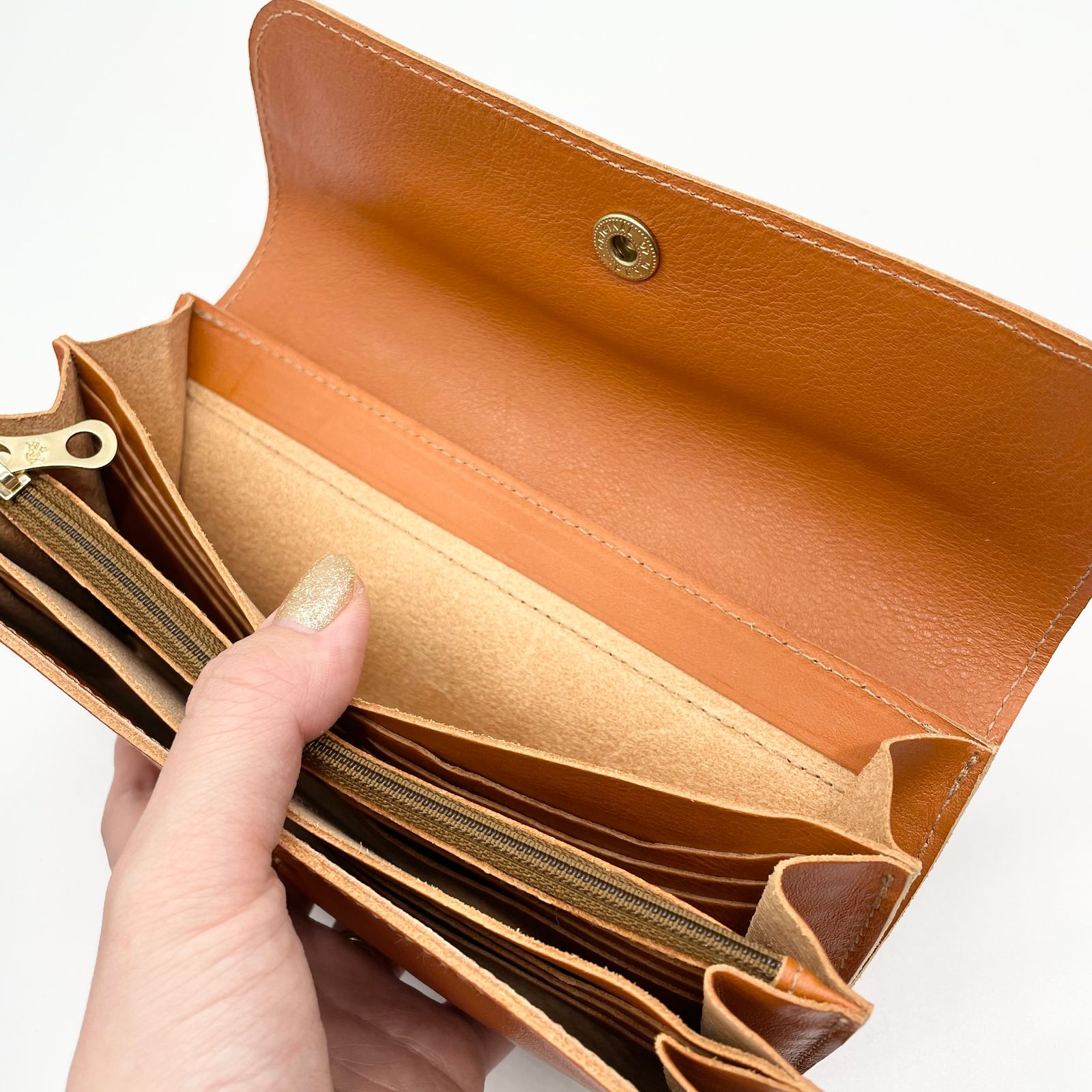 スナップボタン長財布