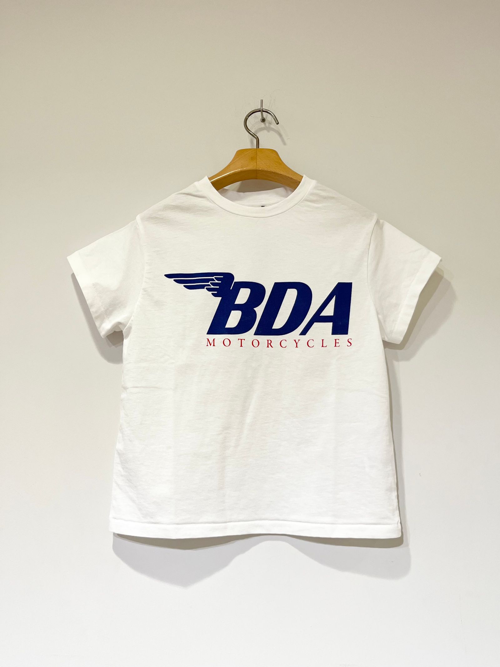 BDA MOTORCYCLE TEE / プリントロゴTシャツ / ホワイト