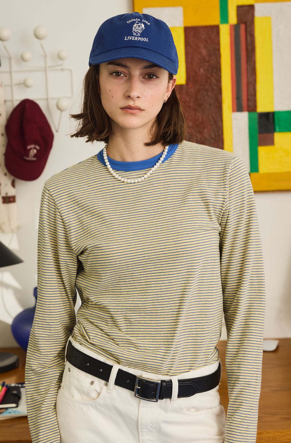 LIVERPOOL CAP / 刺繍キャップ / ブルー