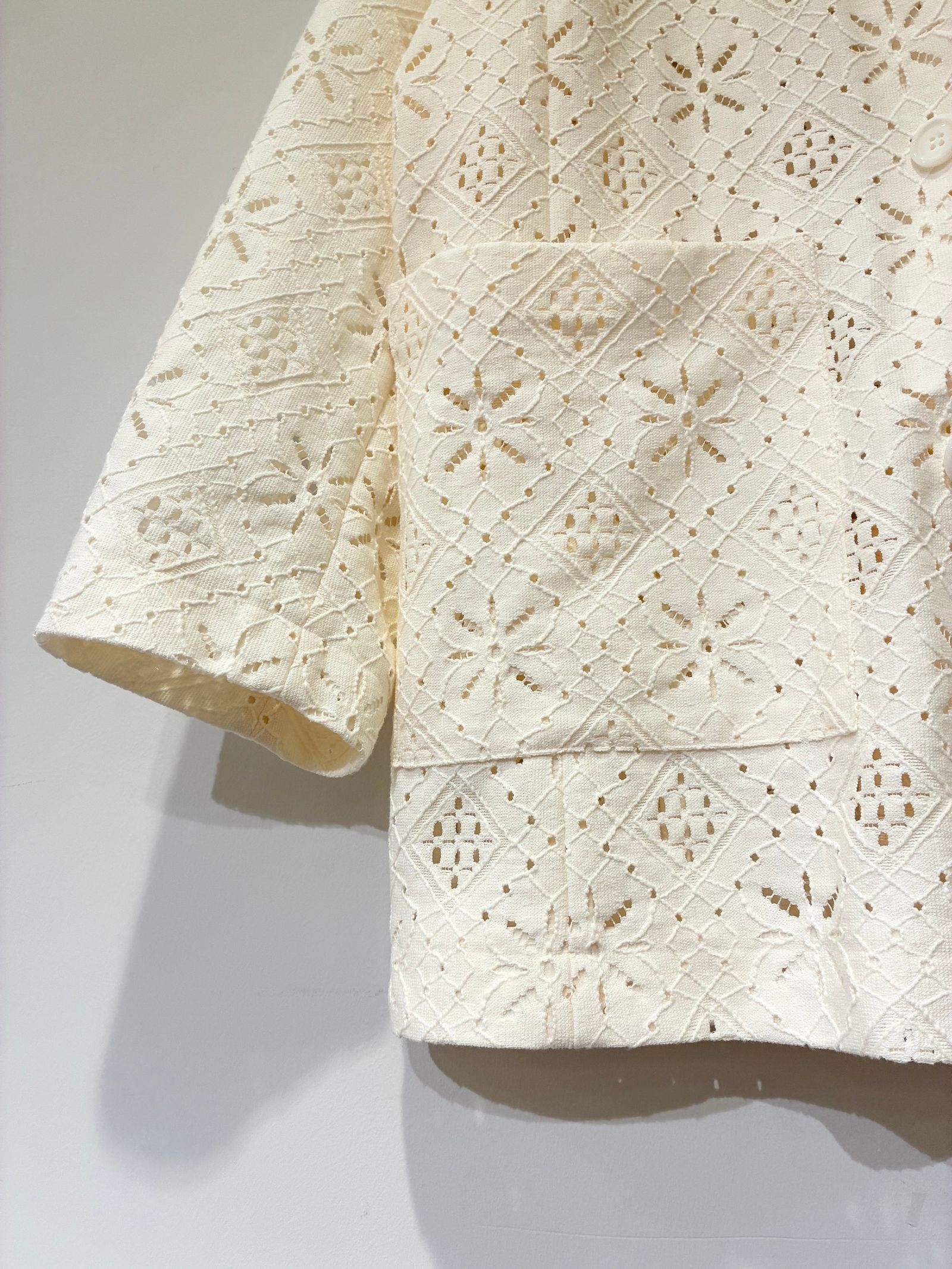 Field Lace Jacket / テーラードジャケット / ホワイト