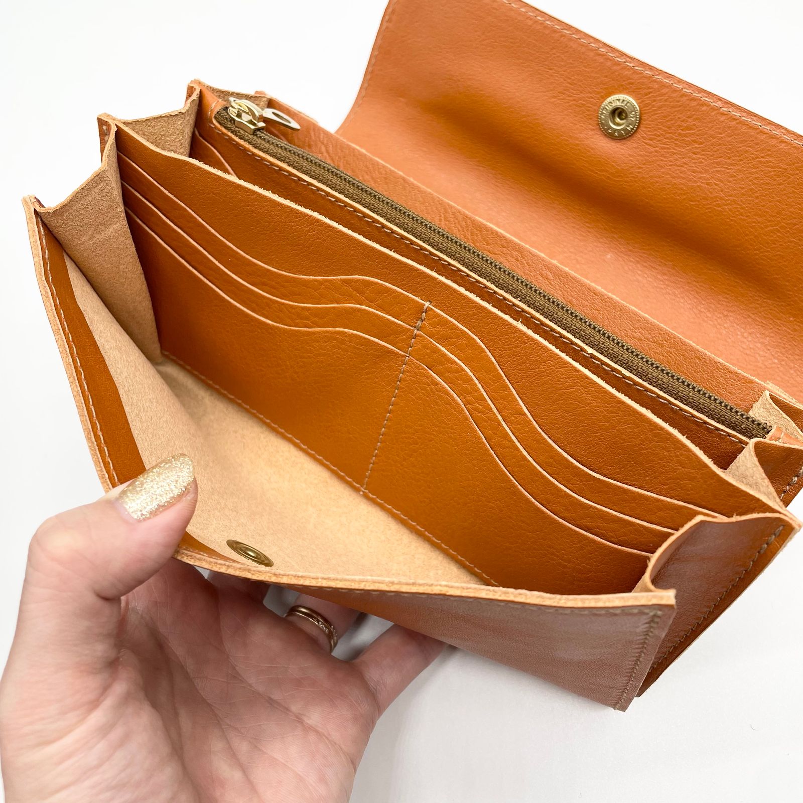 スナップボタン長財布