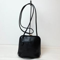 ダブルジップレザーショルダーバッグ