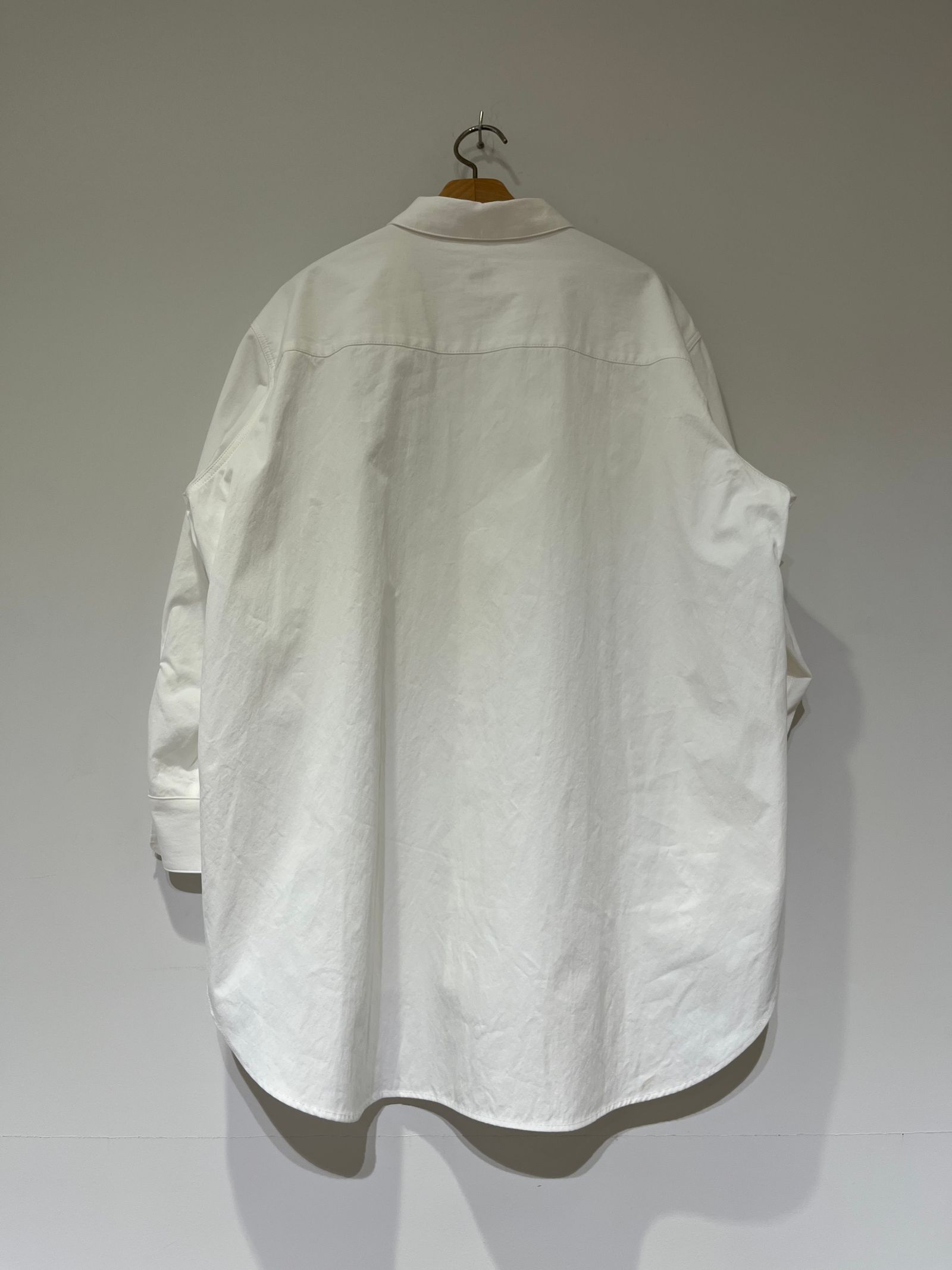 Greed International - Diorama Gabardine Shirt in Off White