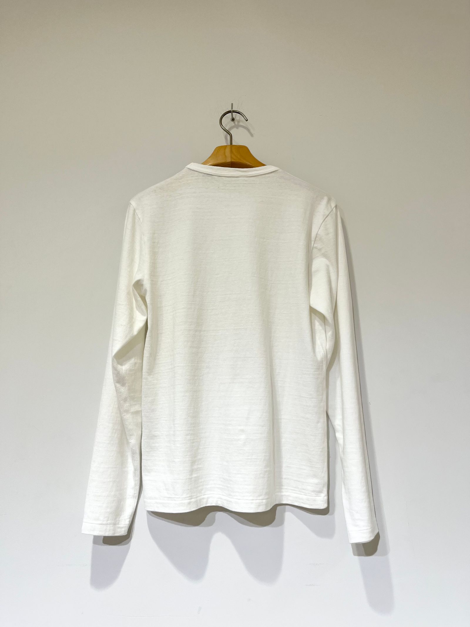 【再入荷】 COMPACT LONG TEE / ロングスリーブカットソー / ロンT / ホワイト