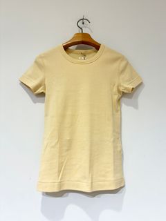アレックス / 半袖クルーネックTシャツ / イエロー / クリーム