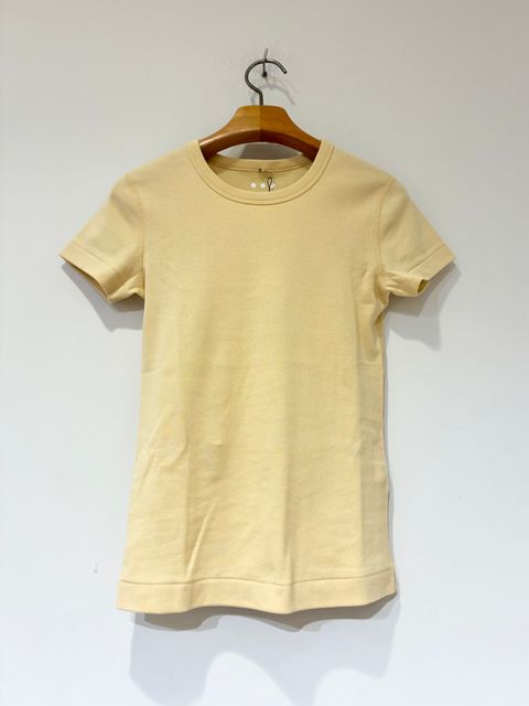 アレックス / 半袖クルーネックTシャツ / イエロー / クリーム